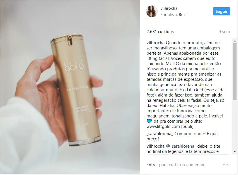Depoimento Viihrocha